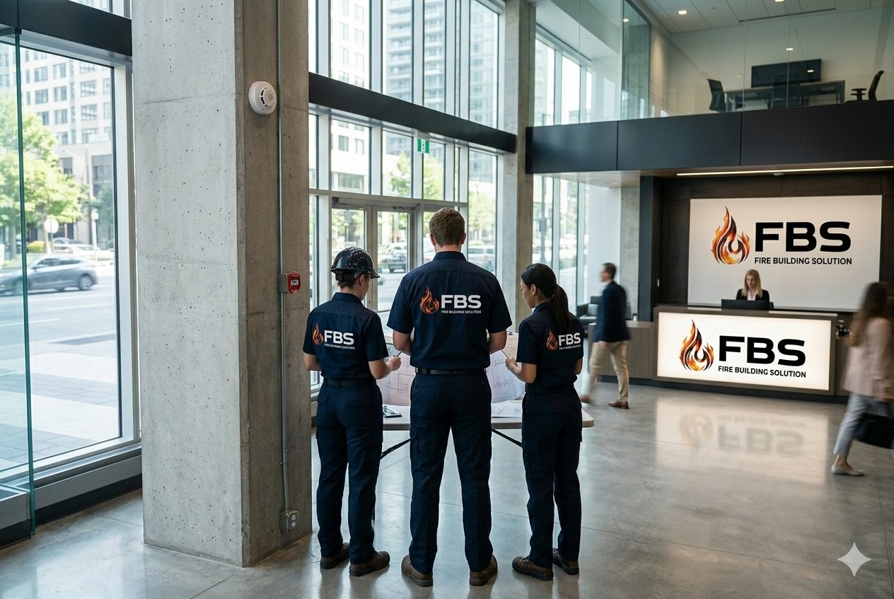 Équipe Fire Building Solution en intervention